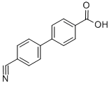 4-CYANO-BIPHENYL-4-CARBOXYLIC ACID结构式