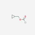 Carbonochloridic acid, cyclopropylmethyl ester结构式