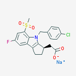 Structure of MK 0524 SODIUM SALT