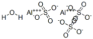 Structure of ALUMINIUM SULFATE 13-14 WATER