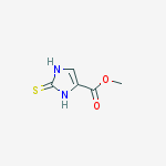 Structure of 2,3-dihydro-2-thioxo-1H-Imidazole-4-carboxylic acid methyl ester