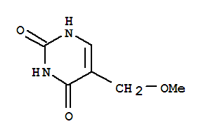 5-(methoxymethyl)pyrimidine-2,4(1H,3H)-dione结构式