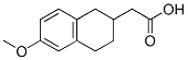 (6 - 甲氧基-1,2,3,4 - 四氢 - 萘-2 - 基) - 乙酸结构式