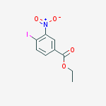 Benzoic acid, 4-iodo-3-nitro-, ethyl ester结构式