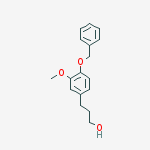 Structure of 3-(4-(Benzyloxy)-3-Methoxyphenyl)propan-1-ol