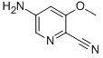 Structure of 2-PYRIDINECARBONITRILE,5-AMINO-3-METHOXY-