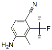 4-Amino-3-methyl-2-(trifluoromethyl)benzonitrile结构式