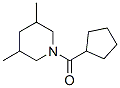1-(CYCLOPENTYLCARBONYL)-3,5-DIMETHYL-PIPERIDINE结构式
