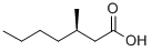 (R)-3-METHYLHEPTANOIC ACID结构式