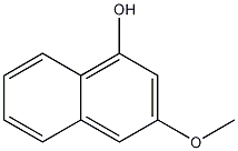 Structure of 1-Naphthalenol, 3-methoxy-