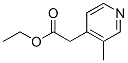 Ethyl 3-methylpyridine-4-acetate结构式