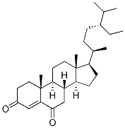 Structure of 24-ETHYLCHOLEST-4-EN-3,6-DIONE