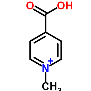 Structure of 4-carboxy-1-methylpyridinium