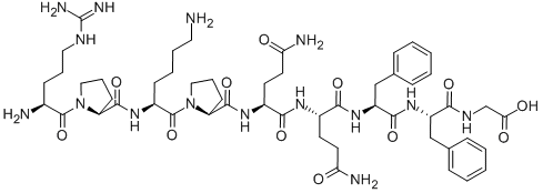 Structure of SUBSTANCE P (1-9)