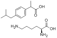 Structure of Ibuprofen lysinate