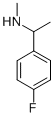 1-(4-fluorophenyl)-N-methylethanamine结构式