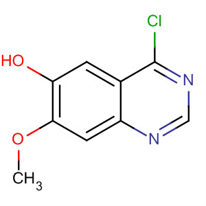 Structure of 4-chloro-7-methoxyquinazolin-6-ol