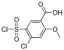 Structure of 4-Chloro-5-(chlorosulfonyl)-2-methoxybenzoic acid
