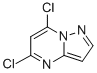 Structure of 5,7-DICHLOROPYRAZOLO[1,5-A]PYRIMIDINE