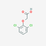 Structure of (2,6-Dichlorophenoxy)acetic acid