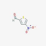 Structure of 2-THIOPHENECARBOXALDEHYDE,4-NITRO- (6CI,7CI,9CI)