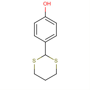 Structure of Phenol, 4-(1,3-dithian-2-yl)-