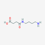 Butanoic acid, 4-[(4-aminobutyl)amino]-4-oxo-结构式
