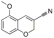 Structure of 5-Methoxy-2H-1-benzopyran-3-carbonitrile