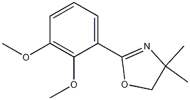 2-(2,3-dimethoxyphenyl)-4,4-dimethyl-4,5-dihydrooxazole结构式