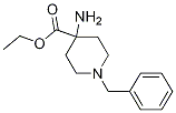 4-Amino-1-(phenylmethyl)-4-piperidinecarboxylic acid ethyl ester 2HCl结构式