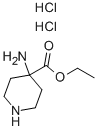 Structure of 4-AMINO-PIPERIDINE-4-CARBOXYLIC ACID ETHYL ESTER 2HCL