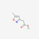 Structure of (5-methyl-1,2-oxazol-3-yl)acetic Acid