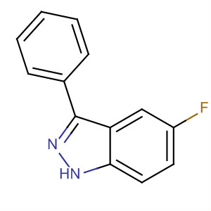 1H-Indazole, 5-fluoro-3-phenyl-结构式