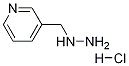 2-((pyridin-3-yl)Methyl)hydrazine  hydrochloride结构式