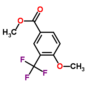 Structure of methyl 4-methoxy-3-(trifluoromethyl)benzoate