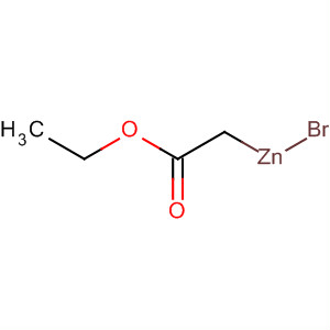 Structure of Zinc, bromo(2-ethoxy-2-oxoethyl)-