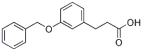 Structure of 3-[3-(Benzyloxy)phenyl]propionic acid, 96%
