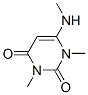 Structure of 1,3-dimethyl-6-(methylamino)pyrimidine-2,4-dione