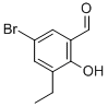 Structure of 5-Bromo-3-ethyl-2-hydroxybenzaldehyde