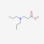 3-(dipropylamino)propanoic Acid结构式