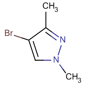 4-溴-1,3-二甲基吡唑结构式