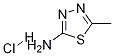 5-Methyl-1,3,4-thiadiazol-2-aMine hydrochloride结构式