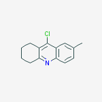 Structure of 9-Chloro-1,2,3,4-tetrahydro-7-methyl-acridine