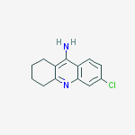Structure of 9-Acridinamine, 6-chloro-1,2,3,4-tetrahydro-