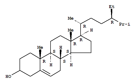 Structure of 3beta-Sitosterol