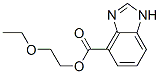 Structure of BENZIMIDAZOLE-4-CARBOXYLIC ACID 2-ETHOXY ETHYL ESTER