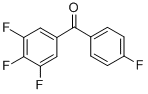 Structure of 3,4,4,5-TETRAFLUOROBENZOPHENONE