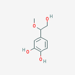 Structure of 4-(2-Hydroxy-1-methoxyethyl)-1,2-benzenediol