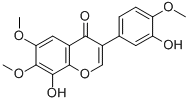 Structure of 3,8-Dihydroxy-4,6,7-trimethoxyisoflavone