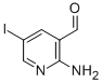 Structure of 2-AMINO-5-IODO-PYRIDINE-3-CARBALDEHYDE